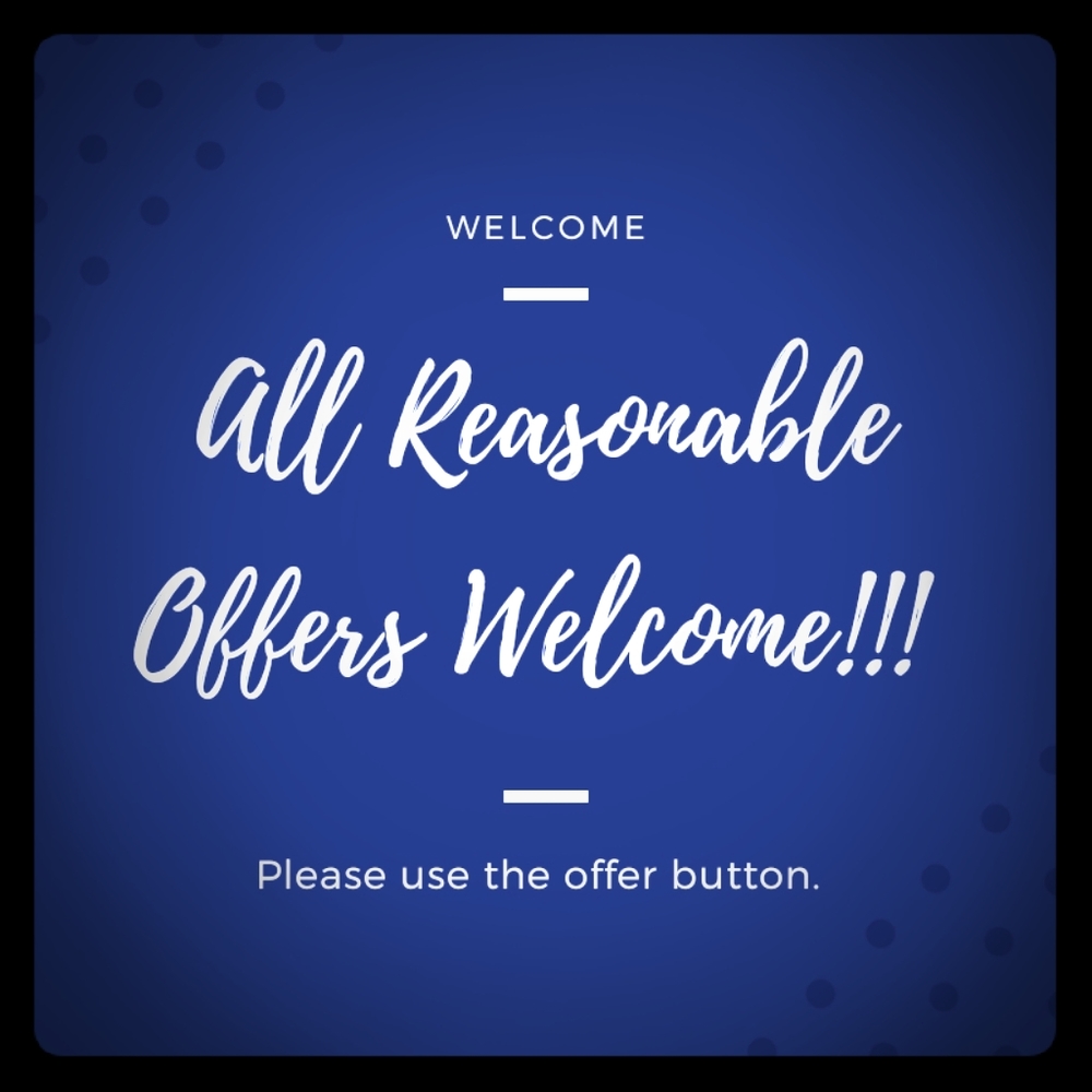 All Reasonable Offers Welcome